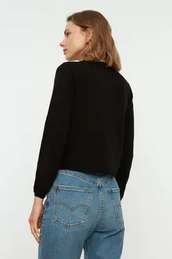 ست بافتنی بلوز- بافت مشکی برند TRENDYOLMİLLA کد 1649290388