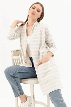 بافتنی جیب دار برند BUMU کد 1649289431