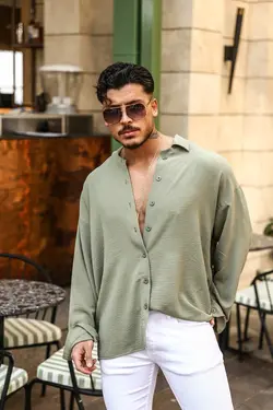 پیراهن گشاد بافتنی یشمی برند outfiit man کد 1649295787