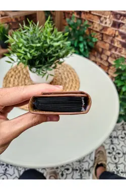 کیف پول زنانه 660100% اصل چرم جا کارتی برند Visso leather کد 1649449566