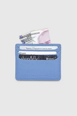 3633100% اصل آبی یخ جا کارتی چرم برند Grande کد 1649449318
