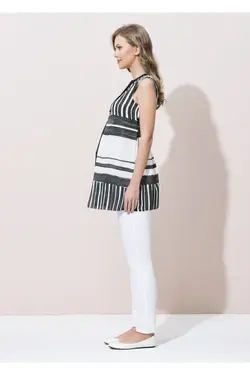 بلوز شیردهی یقه هفت برند Even Fashion Hamile Giyim کد 1649536088