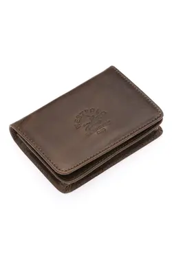 طرح کهنه شده جا کارتی چرم 100% اصل برند Westpolo کد 1649519130