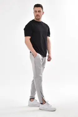 شلوار راحتی غواصی طوسی مردانه برند Tommy Chak کد 1649480110