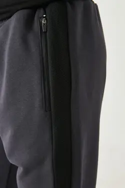 شلوار راحتی اسپرت راحت کمر روزانه کشی پاچه خاکستری آنتراسیت استاندارد مردانه برند Altınyıldız Classics کد 1649480227