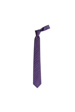 کراوات ابریشم راه‎راه بنفش سانتی متر برند 1001 Kravat کد 1649613127