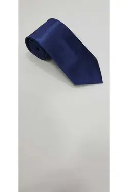 کراوات ساده ساتن سرمه ای برند Castelli کد 1649613187