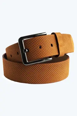 کمربند چرم اسپرت شلوار جین طرح‎دار قهوه ای مردانه 100% اصل سانتی متر برند Parscraft کد 1649611027