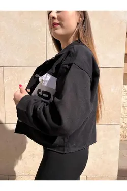 کت برش سفید مشکی برند BearCollection کد 1649602813