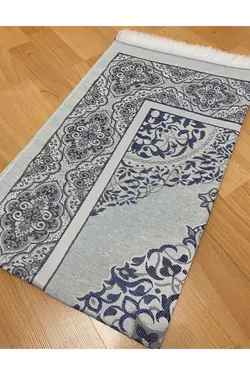 ریش‎ریش سجاده تافتا طرح‎دار سرمه ای برند ayhan home ev tekstili کد 1649593939