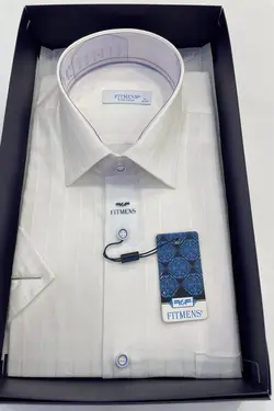 پیراهن آستین کوتاه مردانه کلاسیک برند Fitmens کد 1649692448