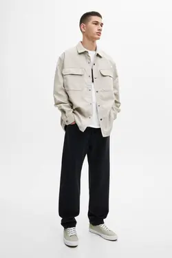 کت جیر مصنوعی سبک برند Pull &amp; Bear کد 1649671160