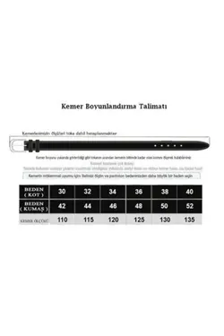 کمربند چرم ست اصل مردانه برند ModaCanel کد 1649788026