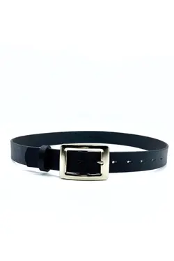 کمربند چرم مستطیلی سگک دار طلایی زنانه برند LİA KEMER کد 1649772112