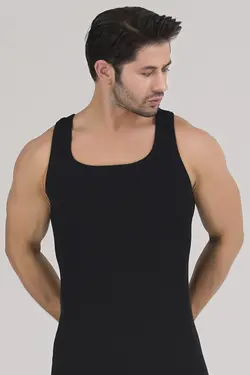 بسته ورزشی 2‎تکه 100پنبه ای مشکی مردانه برند Sensu کد 1649768466