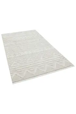 قالیچه قابل شستشو بافتنی ابر و باد طرح 7601کرم فرش برند Apex کد 1649764926