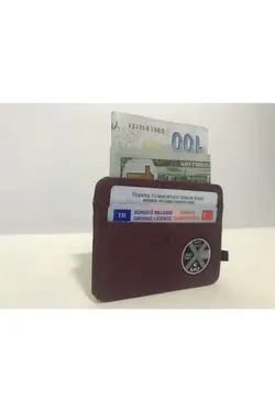 کیف پول جا کارتی زرشکی برند İmat کد 1649871030