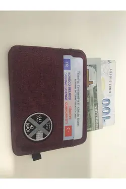 کیف پول جا کارتی زرشکی برند İmat کد 1649871030
