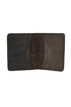 100چرم جا کارتی دست ساز دستی مشکی مردانه برند Altınyıldız Classics کد 1649874320