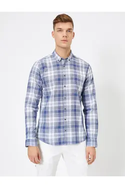 پیراهن چهارخانه مردانه برند Koton کد 1649830477