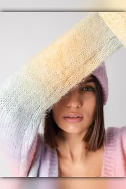 بلوز بافتنی نخی ابریشم سری برند TEORA FASHION کد 1649780047