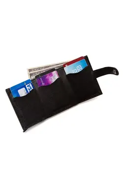 کیف پول جا کارتی چرم مشکی مردانه برند Newish Polo کد 1649233089