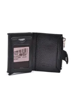 قسمته سکه جا کارتی چرم مشکی برند GUARD کد 1650053541