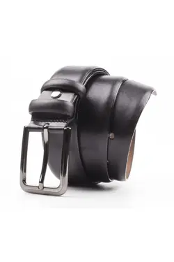 کمربند مردانه مشکی کلاسیک چرم سانتی متر برند DSFSM کد 1650121532