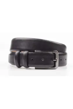کمربند مردانه مشکی کلاسیک چرم سانتی متر برند DSFSM کد 1650121532