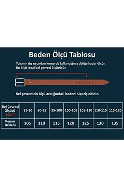 کمر کمربند جین مشکی چرم 4.5cm برند NESİL DERİ کد 1650121570