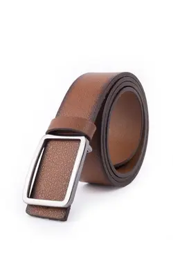 کمربند جین مردانه پارچه شتری چرم اصل 4cm برند BOYD کد 1650120779