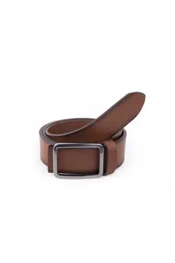 کمربند جین مردانه پارچه شتری چرم اصل 4cm برند BOYD کد 1650120779