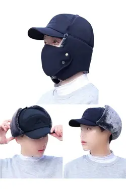 کلاه زمستانی چند حرارتی بادگیر آب خزدار برند Trenderrs کد 1706976910