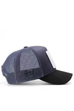 کلاه کت جین لوگو‎دار 7سایز (قطر) ترانچ-آنتراسیت مشکی برند BlackBörk کد 1706975891
