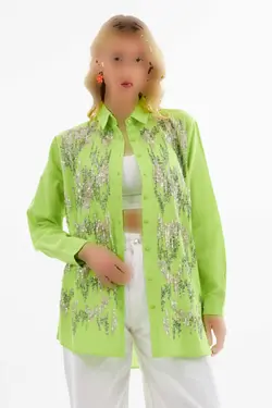 پیراهن برش گشاد پولک دوز زنانه برند Orfenegro کد 1708528177