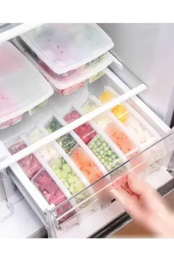 جعبه پاپ کرن ظرف نگهداری 5عدد 4قسمته یخچال نخود بلوغ برند Bayev کد 1709057119