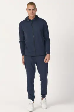 ست لباس راحتی کلاهدار کامل زیپدار برند KREPP کد 1650538089