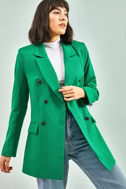 کت دکمه‎دار زنانه برند Bianco Lucci کد 1650533469