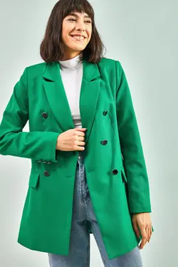 کت دکمه‎دار زنانه برند Bianco Lucci کد 1650533469