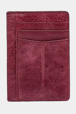 3605100% اصل زرشکی جا کارتی چرم برند Grande کد 1650720488