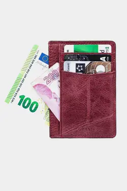 3605100% اصل زرشکی جا کارتی چرم برند Grande کد 1650720488