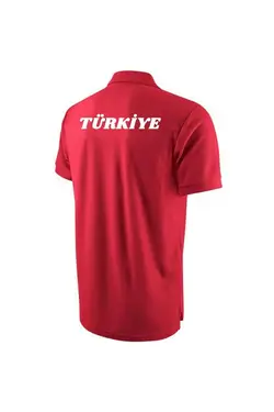 ست پنبه ای 454800قرمز یقه سه دکمه چاپی برند Nike کد 1650843127