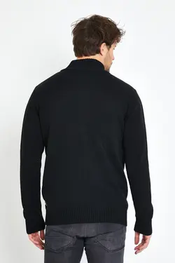 بافتنی جیب دار زیپدار مشکی برند Matte کد 1650840368