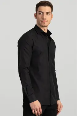 پیراهن ساده برش اسلیم فیت مردانه قالب تنگ برند Tudors کد 1650839184