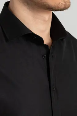 پیراهن ساده برش اسلیم فیت مردانه قالب تنگ برند Tudors کد 1650839184