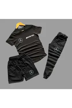 ست لباس راحتی اسپرت اسلیم فیت پنبه ای تابستانی آستین کوتاه چاپی مردانه برند PUNIX کد 1650836228