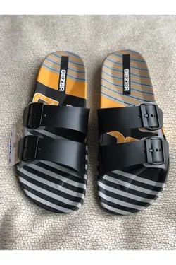 دمپایی راحت ساحلی استخر حمام بالکن کف 4فصل روزانه داخل مردانه برند Gezer کد 1650832746