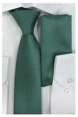 کراوات با دستمال سبز زمردی برند Baritello REL کد 1650830766