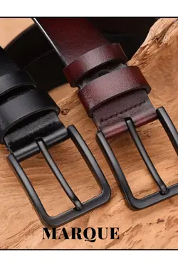 کمربند دار جین پارچه مردانه چرم اصل برند MARQUE SOSYETHEPAZARI کد 1650827168