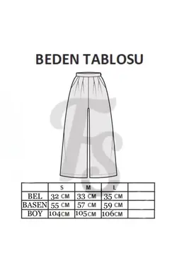 شلوار راحتی دور کمر بلند پالازا پاچه گشاد راه‎راه دوخته شده جلو بژ زنانه برند flastwear کد 1650818828